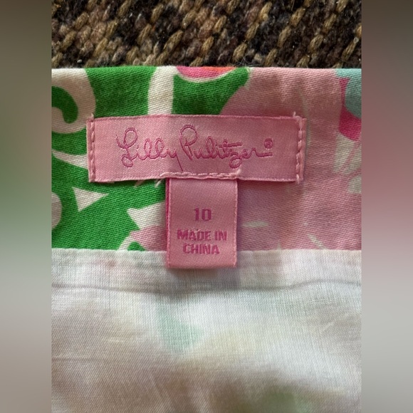 Lilly Pulitzer Mariposa Callie Scalloped Edge Skirt Preppy Resortwear Size 10 - Picture 6 of 10